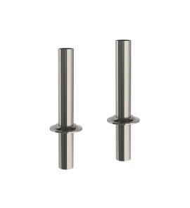 Lefroy Brooks Classic Przedłużki do zaworu grzejnikowego Silver Nickel LB1149NK