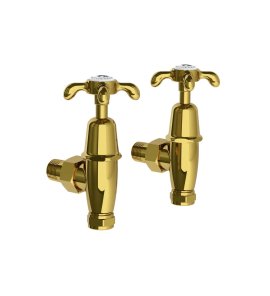 Lefroy Brooks Classic Zawory do grzejników łazienkowych Polished Brass FH1150PB