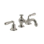 Lefroy Brooks La Chapelle Bateria umywalkowa 3-otworowa z korkiem automatycznym Silver Nickel FM1204NK
