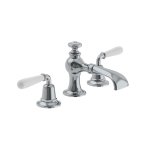 Lefroy Brooks La Chapelle Bateria umywalkowa 3-otworowa z korkiem automatycznym Chrom FW1205CP