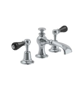 Lefroy Brooks La Chapelle Bateria umywalkowa 3-otworowa z korkiem automatycznym Chrom CR1205CP