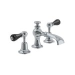 Lefroy Brooks La Chapelle Bateria umywalkowa 3-otworowa z korkiem automatycznym Chrom CR1205CP