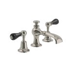 Lefroy Brooks La Chapelle Bateria umywalkowa 3-otworowa z korkiem automatycznym Silver Nickel CR1205NK