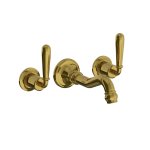 Lefroy Brooks La Chapelle Bateria umywalkowa 3-otworowa podtynkowa Antique Gold FM1208AG