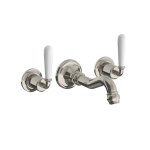 Lefroy Brooks La Chapelle Bateria umywalkowa 3-otworowa podtynkowa Silver Nickel FW1208NK