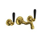 Lefroy Brooks La Chapelle Bateria umywalkowa 3-otworowa podtynkowa Polished Brass FB1208PB