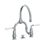 Lefroy Brooks La Chapelle Bateria umywalkowa 2-otworowa z korkiem automatycznym Chrom FW9000CP