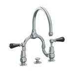 Lefroy Brooks La Chapelle Bateria umywalkowa 2-otworowa z korkiem automatycznym Chrom CR9000CP