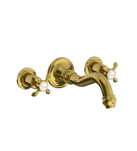 Lefroy Brooks La Chapelle Bateria wannowa podtynkowa Polished Brass FH1290PB