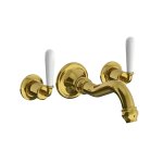 Lefroy Brooks La Chapelle Bateria wannowa podtynkowa Polished Brass FW1290PB