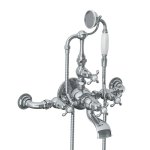 Lefroy Brooks La Chapelle Bateria wannowa ścienna z zestawem prysznicowym Chrom FH1146CP