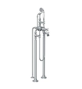 Lefroy Brooks La Chapelle Bateria wannowa z 3 nogami z zestawem prysznicowym Chrom FH1148CP