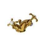 Lefroy Brooks La Chapelle Bateria bidetowa jednootworowa z korkiem automatycznym Antique Gold FH1199AG