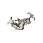 Lefroy Brooks La Chapelle Bateria bidetowa jednootworowa z korkiem automatycznym Silver Nickel FH1199NK