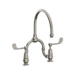 Lefroy Brooks La Chapelle Bateria kuchenna 2-otworowa Silver Nickel FL1530NK