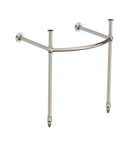 Lefroy Brooks La Chapelle Stojak z przegubem kulowym do umywalki Silver Nickel LB3227NK
