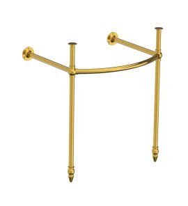 Lefroy Brooks La Chapelle Stojak z przegubem kulowym do umywalki Polished Brass LB3227PB