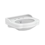 Lefroy Brooks La Chapelle Umywalka ścienna 3-otworowa 57,5x46,8 cm Biała LB7723WH