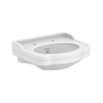 Lefroy Brooks La Chapelle Umywalka ścienna 2-otworowa 57,5x46,8 cm Biała LB7722WH
