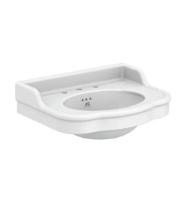 Lefroy Brooks La Chapelle Umywalka ścienna 3-otworowa 71x53,7 cm Biała LB7703WH