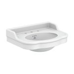 Lefroy Brooks La Chapelle Umywalka ścienna 3-otworowa 71x53,7 cm Biała LB7703WH