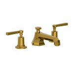 Lefroy Brooks Mackintosh Bateria umywalkowa 3-otworowa z korkiem automatycznym Antique Gold ML1228AG