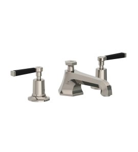Lefroy Brooks Mackintosh Bateria umywalkowa 3-otworowa z korkiem automatycznym Silver Nickel MB1228NK