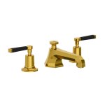 Lefroy Brooks Mackintosh Bateria umywalkowa 3-otworowa z korkiem automatycznym Polished Brass MB1228PB