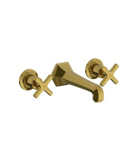 Lefroy Brooks Mackintosh Bateria umywalkowa 3-otworowa podtynkowa Antique Gold MH1200AG