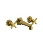 Lefroy Brooks Mackintosh Bateria umywalkowa 3-otworowa podtynkowa Antique Gold MH1200AG