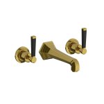 Lefroy Brooks Mackintosh Bateria umywalkowa 3-otworowa podtynkowa Antique Gold MB1200AG