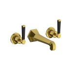 Lefroy Brooks Mackintosh Bateria umywalkowa 3-otworowa podtynkowa Polished Brass MB1200PB