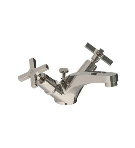 Lefroy Brooks Mackintosh Bateria umywalkowa jednootworowa z korkiem automatycznym Silver Nickel MH1185NK