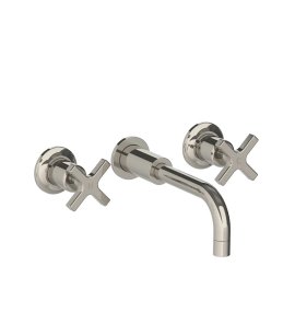 Lefroy Brooks Mackintosh Bateria umywalkowa 3-otworowa podtynkowa Silver Nickel MH1210NK