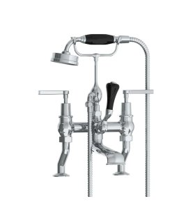 Lefroy Brooks Mackintosh Bateria wannowa 2-otworowa z zestawem prysznicowym Chrom ML1100CP