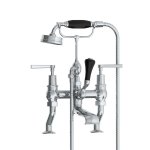 Lefroy Brooks Mackintosh Bateria wannowa 2-otworowa z zestawem prysznicowym Chrom ML1100CP