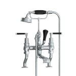 Lefroy Brooks Mackintosh Bateria wannowa 2-otworowa z zestawem prysznicowym Chrom MB1100CP