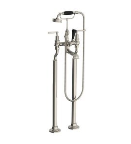 Lefroy Brooks Mackintosh Bateria wannowa wolnostojąca z zestawem prysznicowym Silver Nickel ML1144NK