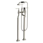 Lefroy Brooks Mackintosh Bateria wannowa wolnostojąca z zestawem prysznicowym Silver Nickel ML1144NK