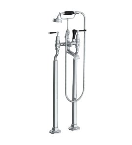 Lefroy Brooks Mackintosh Bateria wannowa wolnostojąca z zestawem prysznicowym Chrom MB1144CP