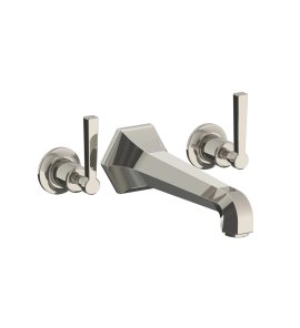 Lefroy Brooks Mackintosh Bateria wannowa 3-otworowa podtynkowa Silver Nickel ML1270NK