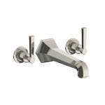 Lefroy Brooks Mackintosh Bateria wannowa 3-otworowa podtynkowa Silver Nickel ML1270NK