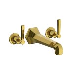 Lefroy Brooks Mackintosh Bateria wannowa 3-otworowa podtynkowa Polished Brass ML1270PB