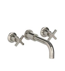 Lefroy Brooks Mackintosh Bateria wannowa 3-otworowa podtynkowa Silver Nickel MH1258NK