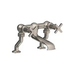Lefroy Brooks Mackintosh Bateria wannowa 2-otworowa nablatowa Silver Nickel MH1107NK