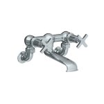 Lefroy Brooks Mackintosh Bateria wannowa 2-otworowa ścienna Chrom MH1151CP