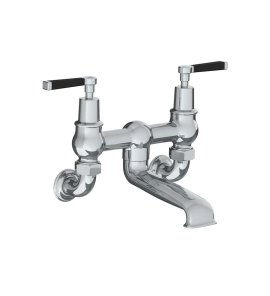 Lefroy Brooks Mackintosh Bateria wannowa 2-otworowa ścienna Chrom MB1151CP