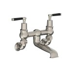 Lefroy Brooks Mackintosh Bateria wannowa 2-otworowa ścienna Silver Nickel MB1151NK