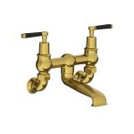 Lefroy Brooks Mackintosh Bateria wannowa 2-otworowa ścienna Polished Brass MB1151PB