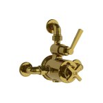 Lefroy Brooks Mackintosh Bateria termostatyczna natryskowa z zaworem ciśnieniowym na jednodrożna Antique Gold ML8725AG